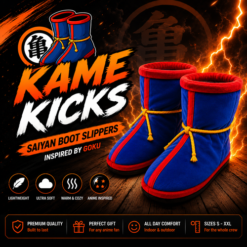 KameKicks™ Saiyan Slippers⚡️